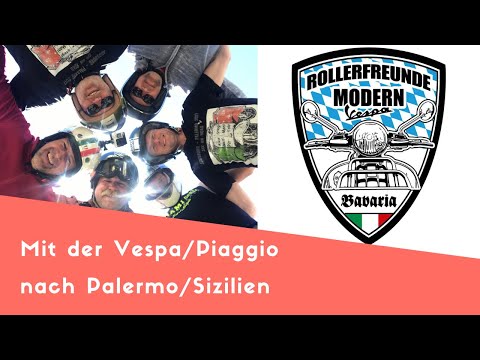 Mit der Vespa/Piaggio nach Palermo/Sizilien