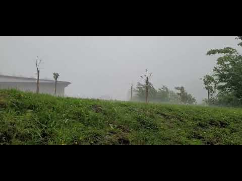 Kleines Unwetter in Schönau im Schwarzwald am 23.5.2022