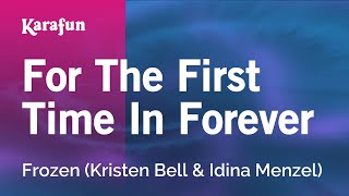 For the First Time in Forever - Frozen | Karaoke Version | KaraFun