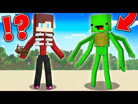 JJ And Mikey Became a SKELETON And an ENDERMAN in Minecraft