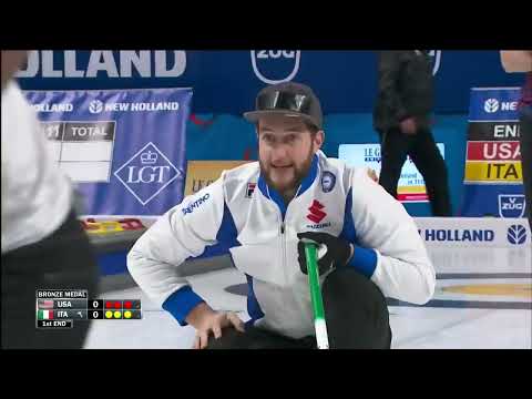 Bronze Medal - 2022 LGT World Mens Curling - Retornaz (ITA) vs. Dropkin (USA)