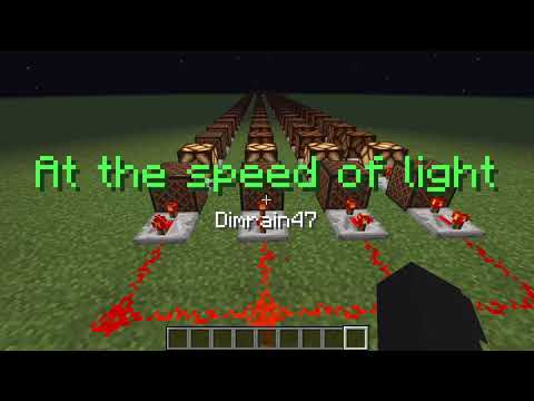 at the speed of light - Dimrain47(minecraft noteblock cover)