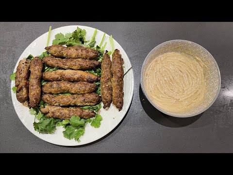 How to make Kofta ( kebab ) in the oven ( كفتة فى الفرن )