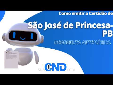 Como emitir a certidão negativa de São José de Princesa-PB  em apenas 1 minuto! :)