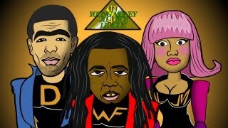 Lil Wayne SuperHero (Cartoon Spoof) Young Money Justice League feat. Drake, Nicki Minaj, Tyga