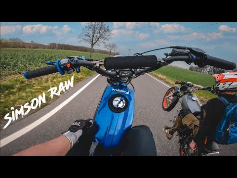 Simson Tuning PURE SOUND! Wheelies | Police