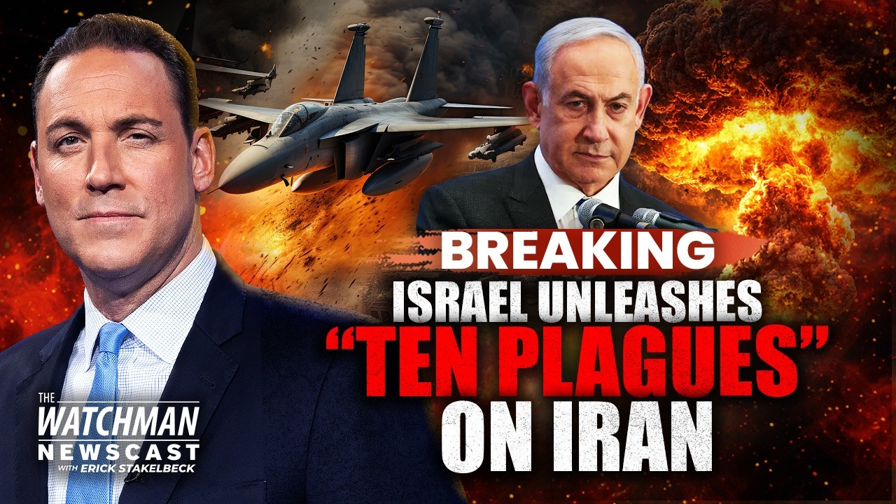 Israel Declares “TEN PLAGUES” Unleashed on Iran; U.S. B-52’s Over Tehran | Watchman Newscast LIVE