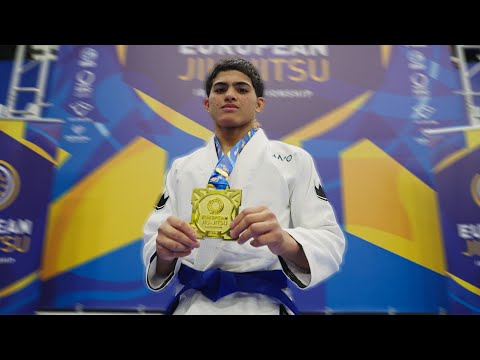 This 16-Year Old Blue Belt Moves Like A Black Belt | Kalebe Henrique At Europeans