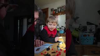 Building Legos with dad
