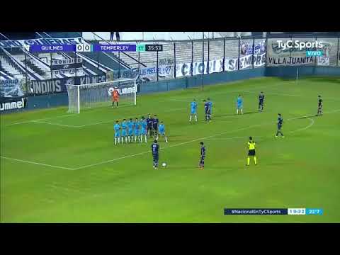 El Golazo de Moreira...El gol de la fecha de la PRIMERA Nacional.  QUILMES 🇫🇮2 TEMPERLEY 🇸🇲0