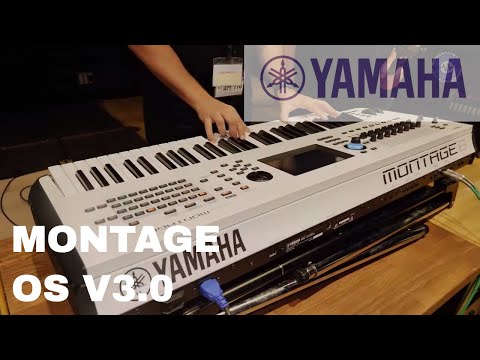 YAMAHA Montage 7 white synthesizer NO image 10