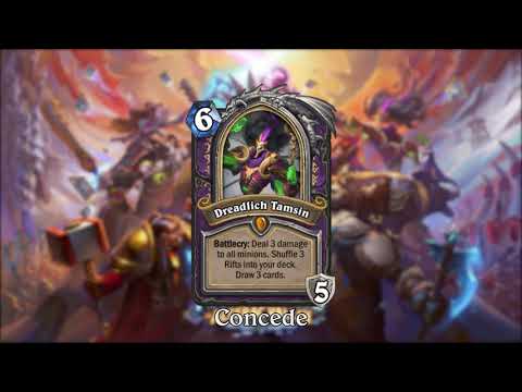 Hearthstone - Dreadlich Tamsin Warlock Hero Card Voice Lines