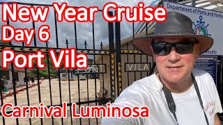 Carnival Luminosa New Year Cruise to The South Pacific - Day 6 in Port Vila