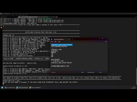 Creating JKS + CSR & Self Signed
