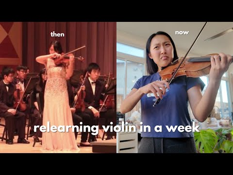i tried relearning the violin in one week as an adult