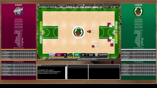 Draft Day Sports Pro Basketball 2017 CLE 2015-16 vs BOS 1985-86 LeBron James vs Larry Bird 1st qrt