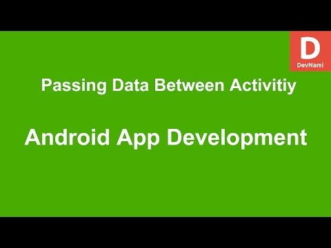Android Pass Data Between Activity