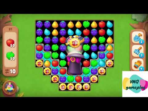 Gardenscapes level 81 to 85 - VMQ gameplay