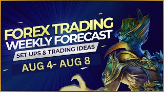 🎯 Weekly Forex Forecast | EURUSD, GBPUSD, USDJPY, AUDUSD, XAUUSD OIL (04/08/2025) Supply And Demand