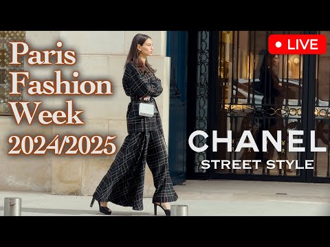 CHANEL 🇫🇷 Street Style Fall-Winter 2024/2025 Paris Fashion Week. What are people wearing in Paris