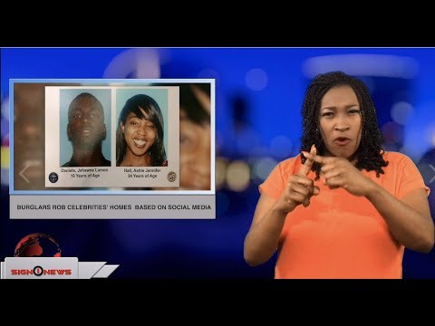Burglars rob celebrities’ homes based on social media (ASL - 10.3.18)