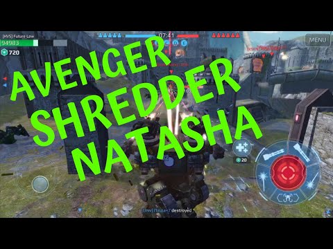 NATASHA OWNS With AVENGERS And SHREDDER || War Robots [WR]