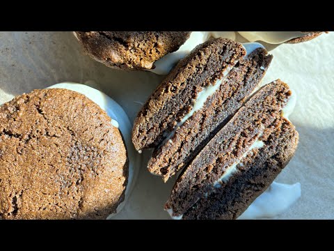 SOFT & CHEWY MOLASSES COOKIE SANDWICHES- gluten-free & dairy-free