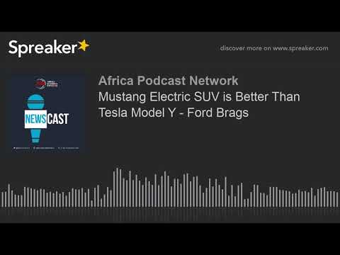 Thumbnail for Mustang Electric SUV is Better Than Tesla Model Y - Ford Brags by Ford Model Y