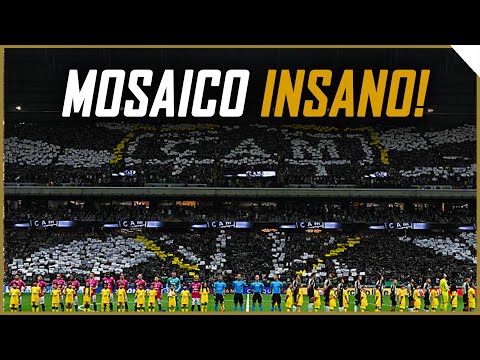 MOSAICO DA TORCIDA DO GALO NA SEMIFINAL DA SUL-AMERICANA CONTRA O INDEPENDIENTE DEL VALLE!