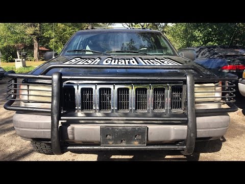 (1080p) Jeep Grand Cherokee Brush Guard Install