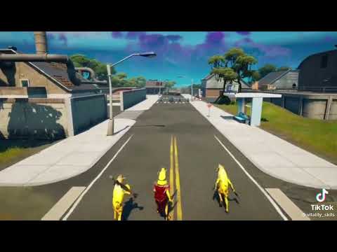 BANANA CONTRO PESCI SU FORTNITE