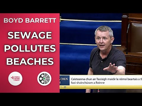 Richard Boyd Barrett: Sewage in Dublin Bay Endangering Swimmers