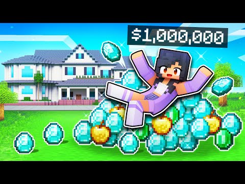Playing On A Millionaire ONLY Server In Minecraft!