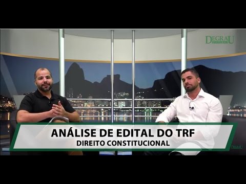 Análise do Edital do TRF 2ª Região - Direito Constitucional