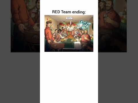 Red team ending vs Blu team ending #tf2 #shorts