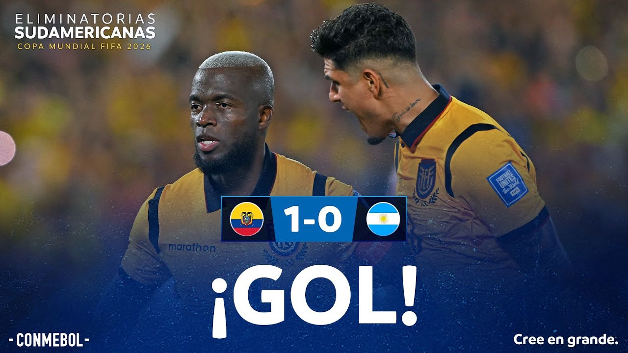 GOL| ECUADOR vs. ARGENTINA | ELIMINATORIAS SUDAMERICANAS | FECHA 18