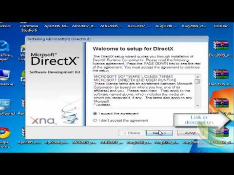 comment installer directx 9.0 c vista