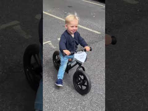 Not Even 2… and Already a Classic Balance Bike Pro! 🚴‍♂️👏