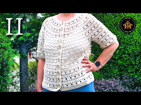 Cum crosetam bluza Dana - Partea a II a