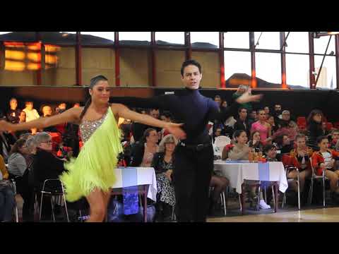 Ilian BOUZELIF / Flavie PADOVANI, Ch. Régional Occ/PACA/Corse 2023, Narbonne, Adultes Latine (Samba)