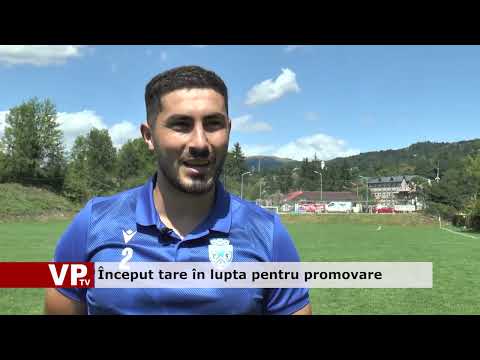 Început tare în lupta pentru promovare
