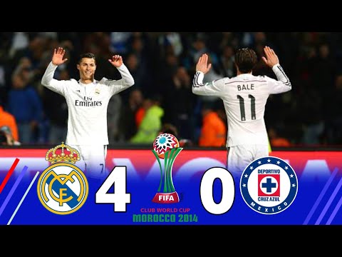 Real Madrid 4 × 0 Cruz Azul ◽Ronaldo,Bale and Benzema Showing Their Class in 2014 Club World Cup