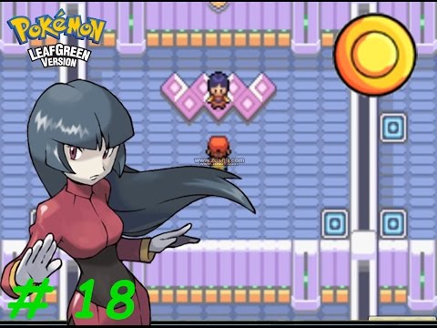 Let's Play Pokemon LeafGreen : Psychic Battle With Sabrina