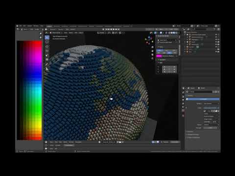 Blender Voxel-Art Studio - WIP - Mesh to Voxel
