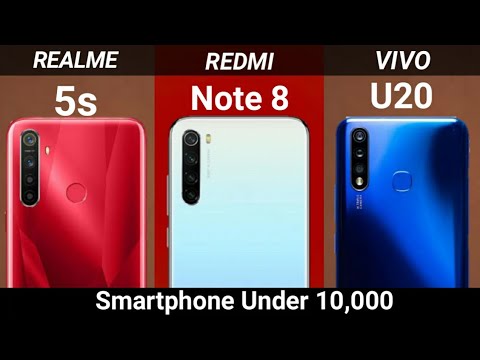 Realme 5s vs  Redmi Note 8 vs Vivo U20  - Full Comparison Hindi