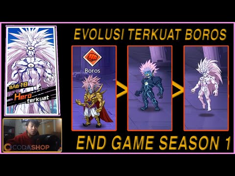 🔥🔥PERTARUNGAN TERAKHIR MELAWAN HERO TERKUAT (3 TINGKAT EVOLUSI BOROS) - ONE PUNCH MAN: The Strongest