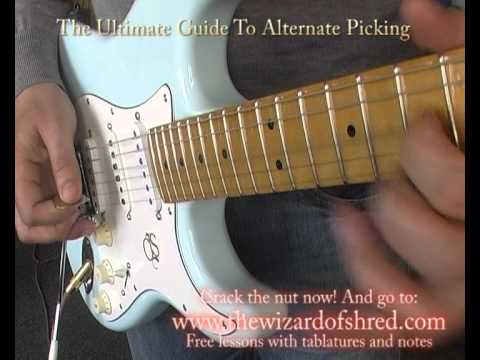 The Ultimate Guide To Alternate Picking - 12 notes up and down
