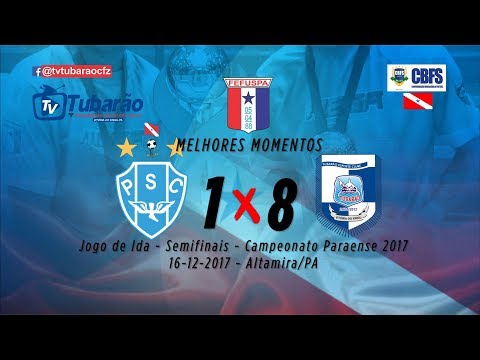Paysandu 1x8 Tubarão CFZ - jogo de Ida - Semifinal do Campeonato Paraense de Futsal 2017