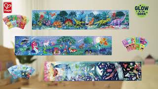 Пазл для детей "Умняша" Волшебный лес, светящийся в темноте, 200 элементов, 150 см