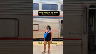 Is train travel safer than air travel? #traintraveler #traintravel #traintrip #airtravel #safety
